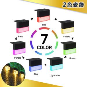 ソーラーライト 2個セット バブル フェンスラ...の詳細画像3