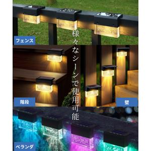 ソーラーライト 2個セット バブル フェンスラ...の詳細画像4