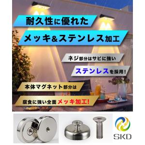 マグネットフック ネジ付き シルバー 2個入 ...の詳細画像3