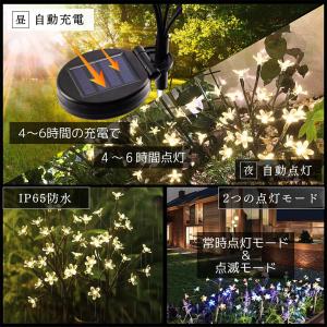 サクラ ソーラーガーデンライト イルミネーショ...の詳細画像1