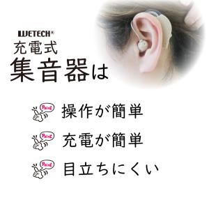充電式集音器 高齢者向け 補聴サポート機器 軽...の詳細画像2