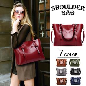 ショルダーバッグ レディース 斜めがけ 肩掛け 軽量 斜め ショルダー トートバッグ ハンドバッグ 通勤 A4可能 2WAY PU レザー 鞄 かばん 大容量 上品
