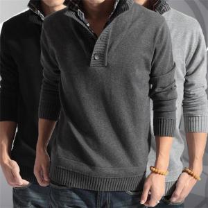 ニット メンズ 長袖 クルーネック セーター 無地 シンプル 薄手 カジュアル キレイめ トップス セーター ロング お兄系 プレゼント 17新作 秋冬春服 My07 Aura 通販 Yahoo ショッピング