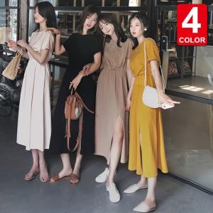 ゆったり きれいめ ワンピース 膝丈の商品一覧 通販 Yahoo ショッピング