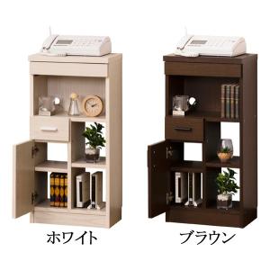 電話台 ルーター収納 モデム収納 本棚 引き出...の詳細画像1