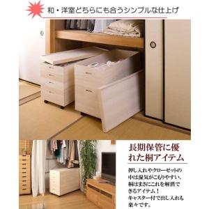 日本製 キャスター付き 押入れ収納可能 着物収...の詳細画像2