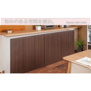 キャビネット おしゃれ 収納 食器棚 白家具 ...の詳細画像4