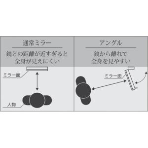 ウォールミラー 壁掛け鏡 姿見 角度調節可能 ...の詳細画像2