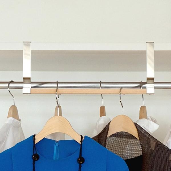 クローゼット用バーフック　 コーディネートフック＆バーセット L　※訳あり　フックは箱なし　フロント...