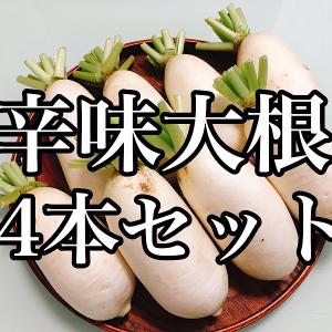 そば、うどんの薬味に！群馬県産　上州辛味大根4本セット　送料無料｜旬菜家
