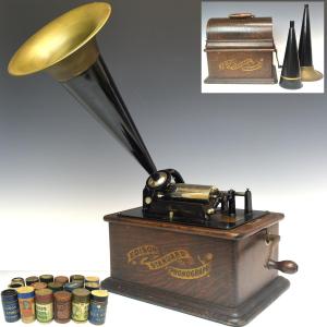【趣楽】1900年頃トーマス・エジソン 蓄音機「...の商品画像