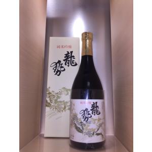 龍勢　純米吟醸　白ラベル　1800ｍｌ｜shurakukan