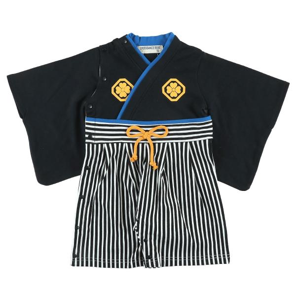 【送料無料！！ベビー♪袴型カバーオール(家紋)】