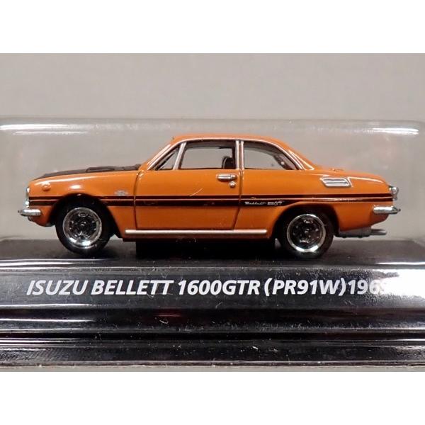 コナミ 1/64 絶版名車コレクション Vol,2 いすゞ ベレット 1600GTR オレンジ