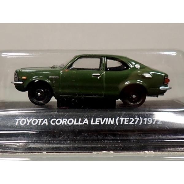 コナミ 1/64 絶版名車コレクション Vol,2 トヨタ カローラ レビン 濃い緑