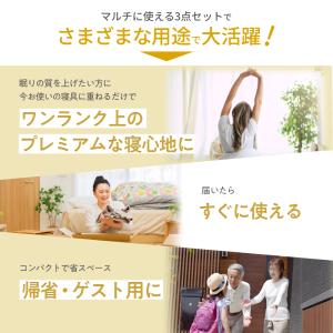 GOKUMIN 寝具3点セット マットレス 枕...の詳細画像3