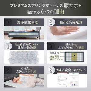 ポケットコイルマットレス 高反発マットレス ダ...の詳細画像4