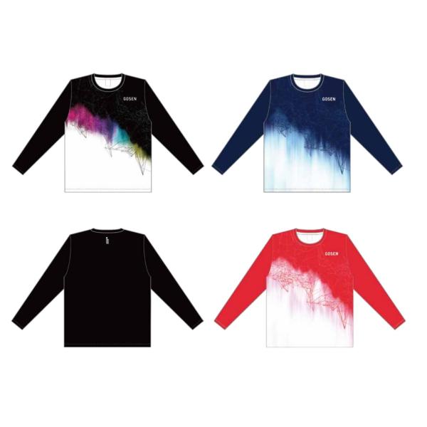 ロングスリーブTシャツ 数量限定 ゴーセン GOSEN グラデーションロングスリーブTシャツ JPT...