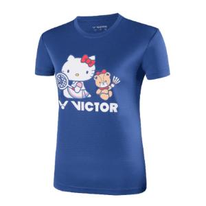 レディスTシャツ T-KT203B 限定 ビクター VICTOR バドミントン キティコラボ