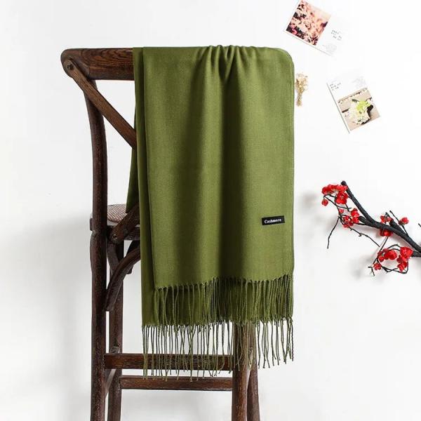 180×70cm 無地 ソフト レディース スカーフ カシミヤ ショール ラップ 秋冬 パシュミナ ...