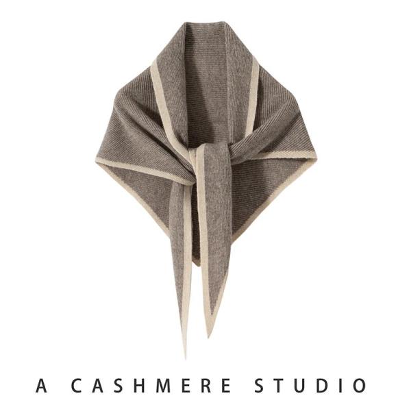 新作 ファッショナブルな三角デザイン レディース カシミアマフラー 冬の防寒ケープ ニット編み ネッ...