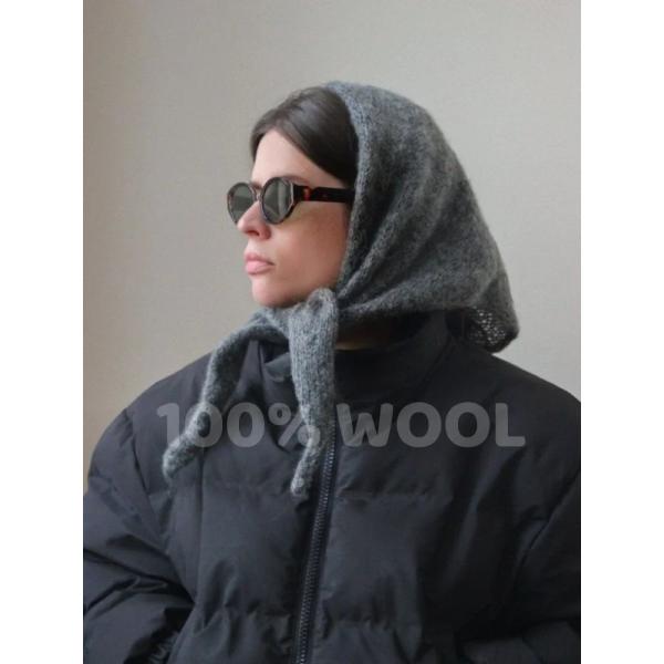 女性用100%ウール冬マフラー 保温ロングカシミヤスカーフ ヒジャブ ソリッドレディースショール 巻...