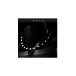 クリオ ネックレス CHRIO インパルスネックレス シルバー カラー M50cm ブラック×ホワイト