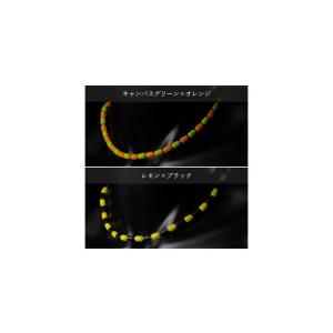 クリオ ネックレス CHRIO インパルスネックレス シルバー カラー M50cm キャンパスグリーン×オレンジ レモン×ブラック