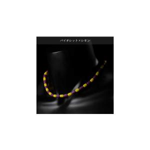 クリオ ネックレス CHRIO インパルスネックレス シルバー カラー M50cm バイオレット×レモン