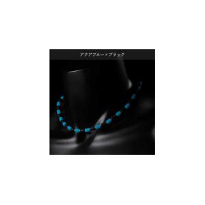 クリオ ネックレス CHRIO インパルスネックレス シルバー カラー M50cm アクアブルー×ブラック
