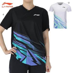 リーニン バドミントン ウェア LI-NING UNI ゲームシャツ AATV013 AAYV183 2025年カタログ商品