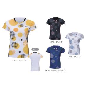 リーニン バドミントン ウェア LI-NING レディース ゲームシャツ AAYR382 2025年...