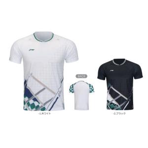 リーニン バドミントン ウェア LI-NING UNI ゲームシャツ AAYR385 2024年カタ...