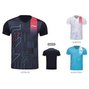 リーニン バドミントン ウェア LI-NING UNI ゲームシャツ AAYT061 2023年カタログ商品 2023年7月発売予定