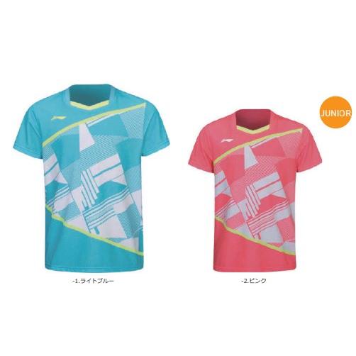 リーニン バドミントン ウェア LI-NING JUNIOR ゲームシャツ AAYT070 2024...