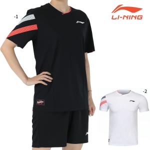 リーニン バドミントン ウェア LI-NING UNI トレーニングTシャツ AHSU957 2025年カタログ商品