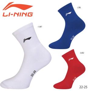 リーニン バドミントン ソックス LI-NING レディース スポーツソックス AWSS385 2026年カタログ商品｜シャトルスタジオ Yahoo!店