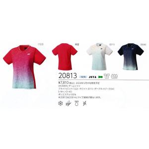 ヨネックス ウェア YONEX WOMEN ゲームシャツ 20813 2024 春夏カタログ商品 バ...