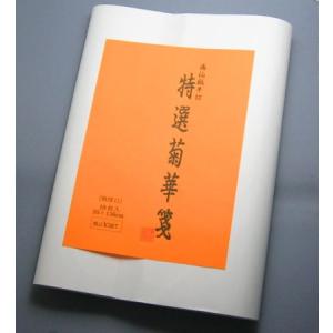 画仙紙　半切紙/条幅紙　　菊華箋10枚パック