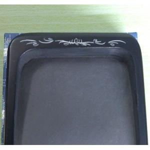 硯 / 硯石 四五平 本料紙 - 雄勝 玄昌石 ☆ 純国産硯 : 筆匠 朱陽堂