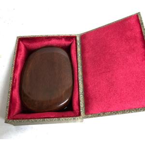 麻子抗端渓硯 天然硯8吋 KY 定価28600円 書道用品 木箱入 書道用具 磨