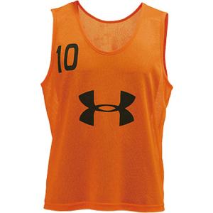 UNDER ARMOUR アンダーアーマー UA チーム ナンバー ビブス 10枚セット ゼッケン 試合 練習試合 部活 チーム 球技 マラソン リレー ロゴ入り クラブ 練｜shz-yah