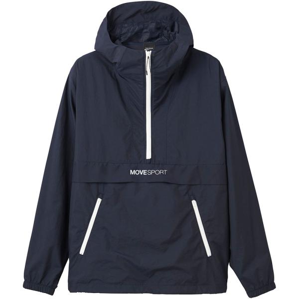 デサント DESCENTE ナイロンスパンライク アノラックパーカー DMMWJF10 NV