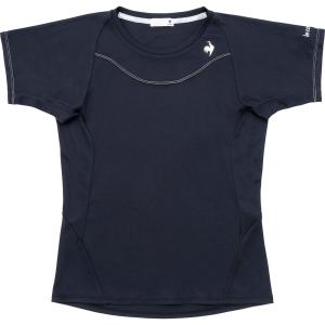 le　coq　sportif ルコック テニス レディース Aile forme ゲームシャツ QTWWJA30 NV｜shz-yah