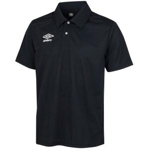 UMBRO アンブロ サッカー サッカー ドライポロシャツ UAS7301 BLK｜shz-yah