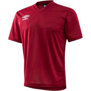 UMBRO アンブロ TMジュニア用ベーシックセカンダリーシャツ 半袖 Tシャツ トップス プラクティスシャツ フットボール チーム 部活 練習 トレーニング 新入部員｜shz-yah