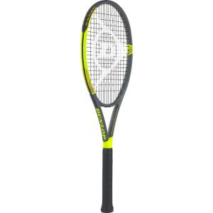 DUNLOP ダンロップテニス フラッシュ270 硬式テニス ラケット グレー×イエロー 張上げ FLASH 270 エントリーモデル 初心者 軽量 入門 ジュニア オールラ｜shz-yah