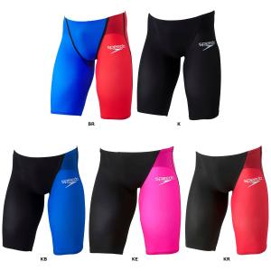 スピード Speedo ファストスキンプロ3ジャマー Fastskin Pro III Jammer メンズ 男子 競泳水着 スパッツ ボトムス 水泳 WA承認 薄手 4分丈 レッグ丈