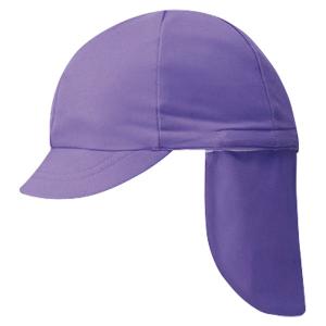 FOOTMARK フットマーク フラップ付き体操帽子 取り外しタイプ  101215 ムラサキ