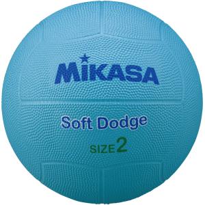 ミカサ MIKASA ソフトドッジ2号 ゴム 青 STD−2SR−BL STD2SRBL｜shz-yah